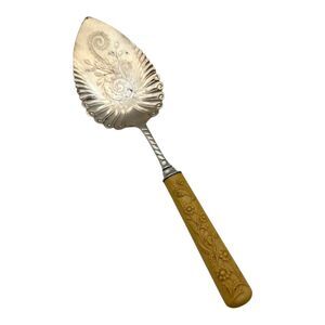 Vintage Lander Frary &‎ Clark Celluloid Handle Cake Server